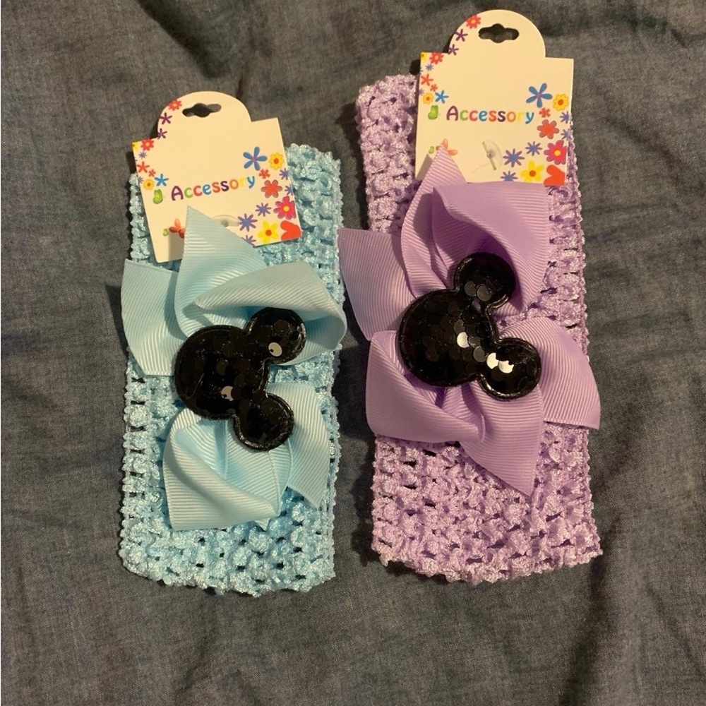 2 Disney headbows